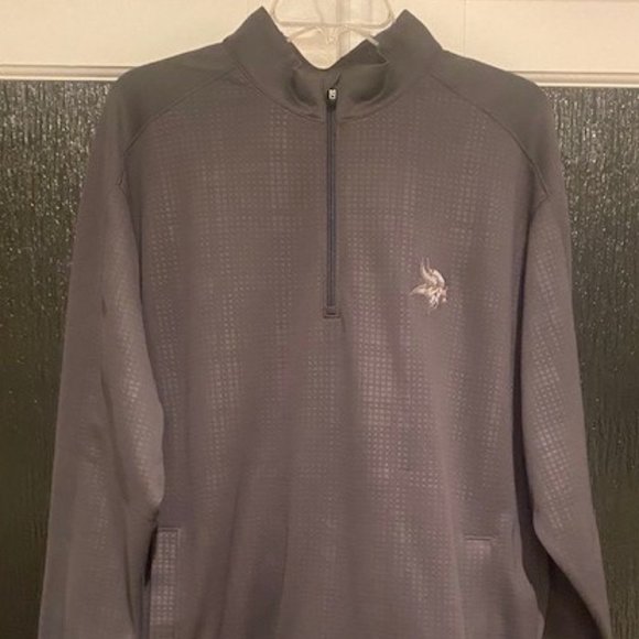 Cutter & Buck Other - MINNESOTA VIKINGS  Men's Cutter & Buck DryTec Half Zip Pullover